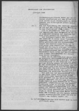 Aldingen/Neckar: Pfarrbericht 1936