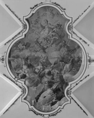 Glorie Mariens mit Ordensgründern und Heiligen