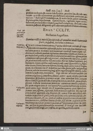 Epist. CCLIV. Nectarius Augustino