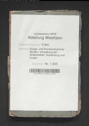 Die geistlichen Bau-Etats im Lingenschen. Bd. 2