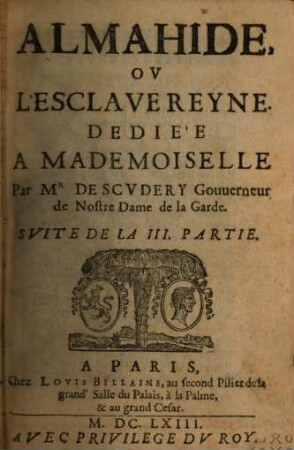 Almahide, Ov L'Esclave Reine, 3,2. Suite De La III. Partie