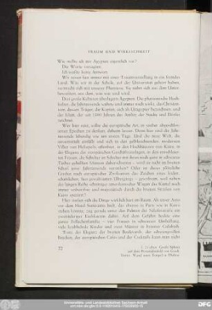 Traum Und Wirklichkeit