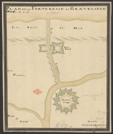 Plan de la Forteresse de Gravelinge