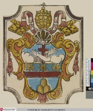 Wappen Papst Clemens' XIV. Ganganelli