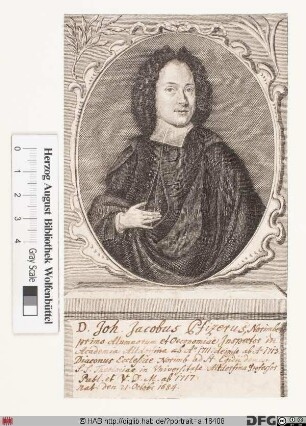 Bildnis Johann Jacob Pfitzer