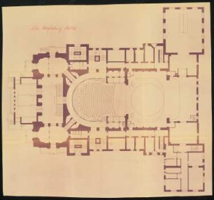Stadttheater, Magdeburg: Grundriss 1:100