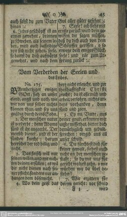 Vom Verderben der Seelen und des Leibes