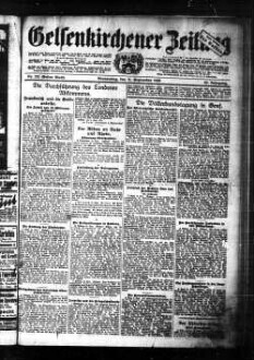 Gelsenkirchener Zeitung. 1902-1940