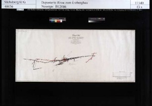 Grubenbaue der zu Weißer Hirsch Fundgrube gehörigen Georg Grubenabteilung bei Schneeberg