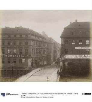 Berlin, Spreeinsel, Friedrichsgracht mit Fischerbrücke