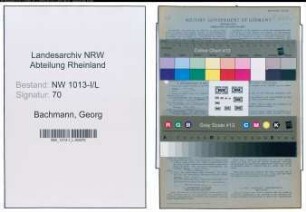 Entnazifizierung Georg Bachmann , geb. 04.01.1891 (Lehrer)