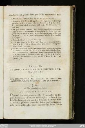 Caput III. De Modo Salutis Per Christum Consequendae.