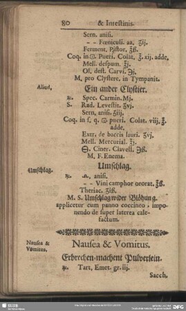 Nausea & Vomitus