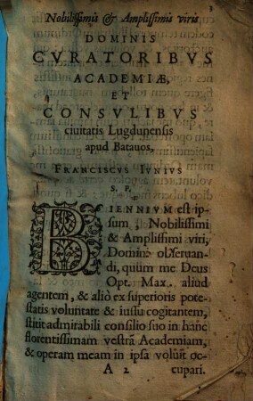 Francisci Ivnii De Theologia Vera; Ortv, Natvra, Formis, Partibvs, Et Modo Illivs ...