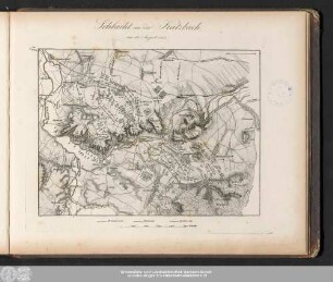 Schlacht an der Katzbach, am 26. August 1813.