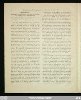 Zweites Kapitel. Geologisch-orographischer Überblick der Gebirge und der Kulturzone Transkaspiens.