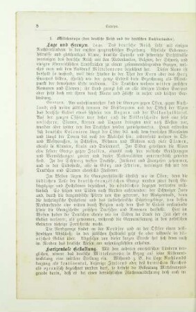 1. Mitteleuropa (das deutsche Reich und die deutschen Nachbarländer)