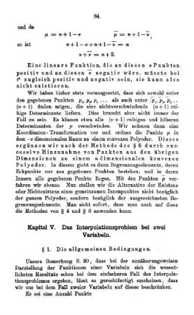 § 1. Die allgemeinen Bedingungen.