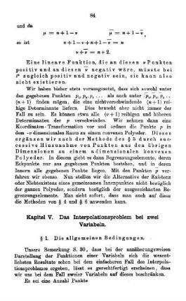 § 1. Die allgemeinen Bedingungen.