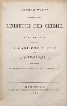 Ausführliches Lehrbuch der organischen Chemie, 3,2