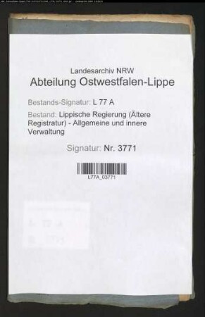 Unterstützung der Hagelgeschädigten zu Wilberg (Amt Horn)