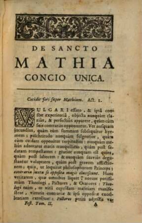 Annus Apostolicus, Seu Conciones Toto Anni Decursu Praedicabiles : [De Sanctis] ; Stilo Perspicuo Elaboratae, claraque methodo concinnatae, 2