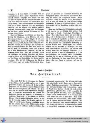 2. Die Hülfsmittel.