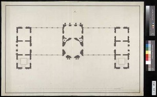 Grundriss des Erdgeschosses des Palais