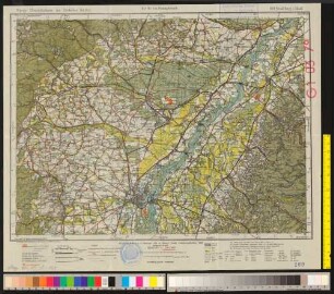 Topogr. Übersichtskarte des Deutschen Reiches, 169. Straßburg i. Elsaß