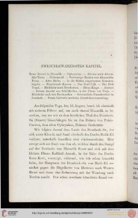 Zweiundzwanzigstes Kapitel