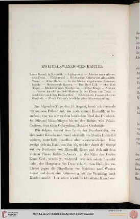 Zweiundzwanzigstes Kapitel