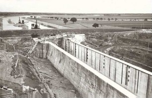 Schleusenbaustelle Schlüsselburg/Weser