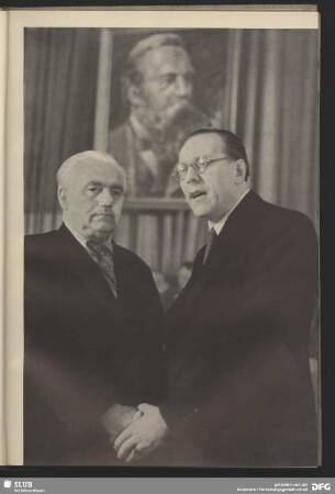 Wilhelm Pieck und Otto Grotewohl