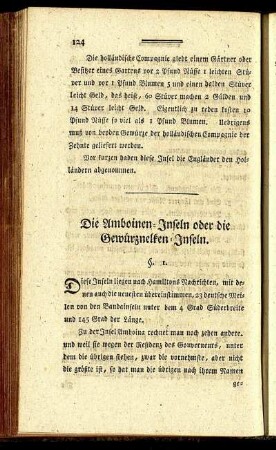 Die Amboinen-Inseln oder die Gewürznelken-Inseln.