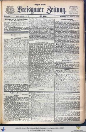 30.11.1901 (Erstes Blatt)
