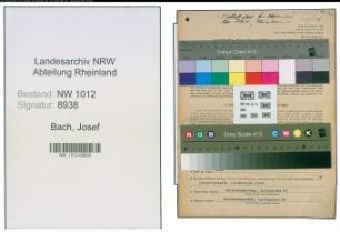 Entnazifizierung Josef Bach , geb. 21.02.1905 (Arbeiter)