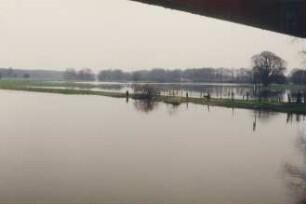 Hochwasser der Aller 1994 bei Bannetze