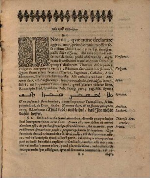 Philologemata sacra, ex Graeco Novi Testamenti codice eruta