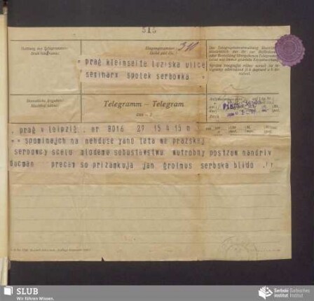 [postrowne telegramy, (15.05.1906)]