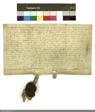 Wolfgang [Schutzbar gen. Milchling], Abt von Fulda und Verwalter des Klosters Petersberg, der Dechant Johann und der Konvent von Petersberg verleihen Hans Weber ein Gut in Petersberg
