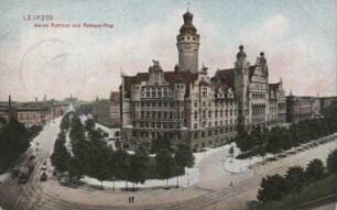 Leipzig: Neues Rathaus und Rathaus-Ring