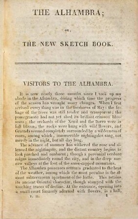 The Alhambra, or the new sketch book, 2