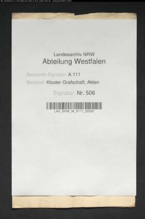 Ostwig: Eickelhardts Gut: Erlaubnis für Franz Anton von Hanxleden zur Veräußerung