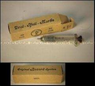 20 cm Record-Spritze, Original-Karton