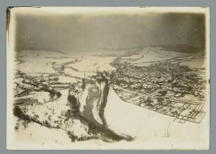 Blick auf Kahla von der Leuchtenburg aus