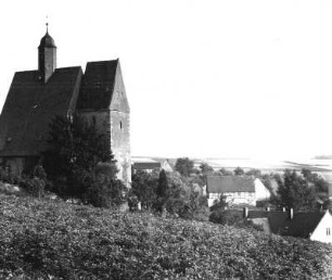 Burkhardswalde, Dorfkirche, Ansicht von Nordwesten