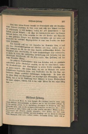 Missions-Zeitung.