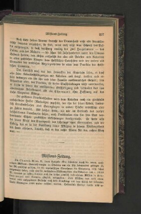 Missions-Zeitung.