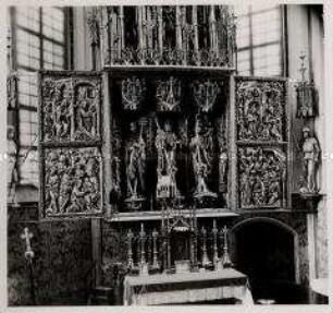 Kefermarkt, Pfarrkirche, Altar (Detail)