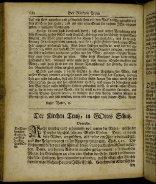 Der Kirchen Trutz, in Gottes Schutz.